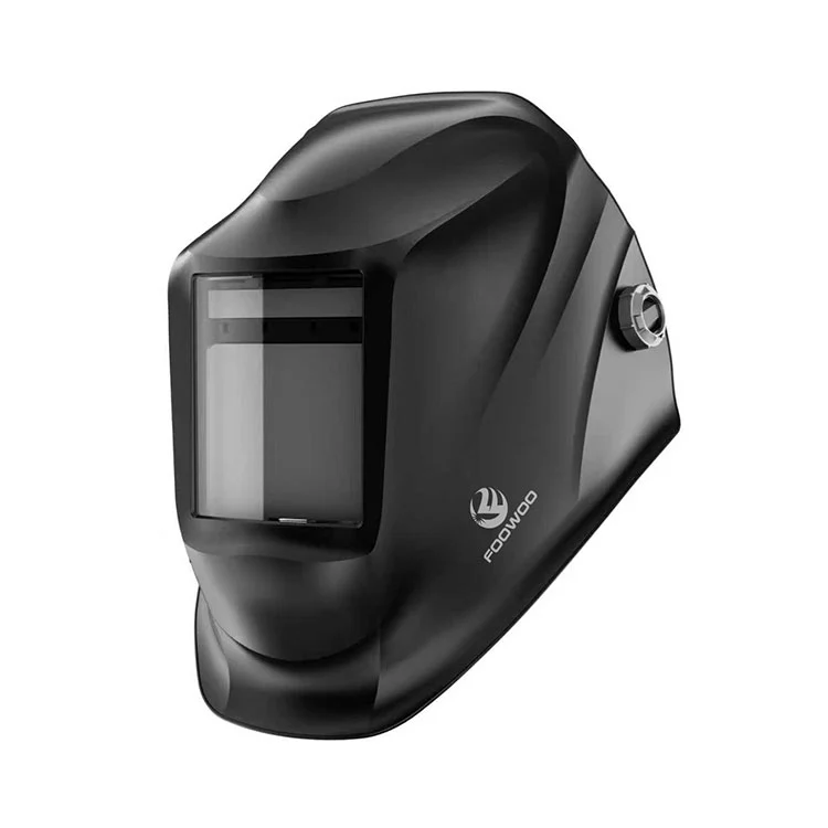 Casco per saldatura auto oscurante di colore nero