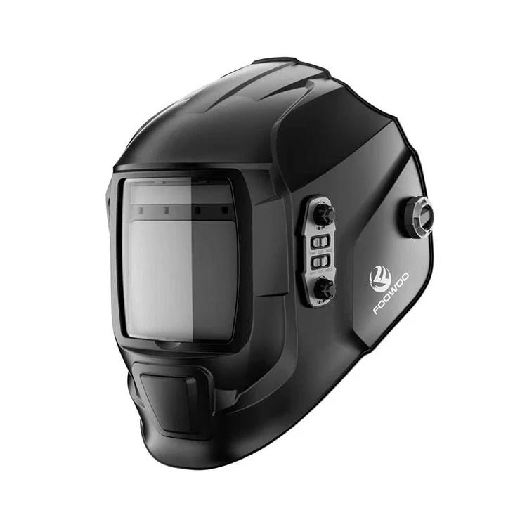 Casco per saldatura con oscuramento automatico e vista ampia
